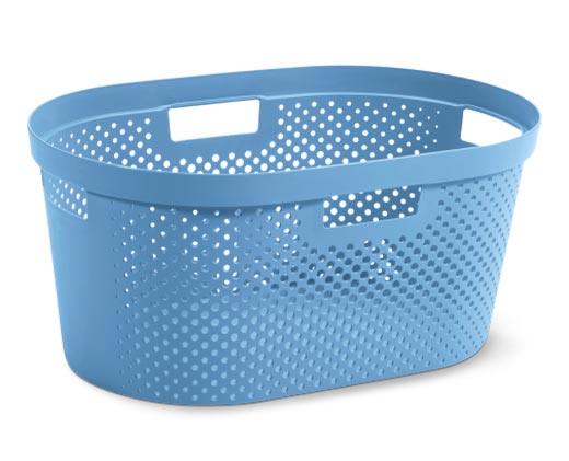 Easy Home Laundry Basket Blue