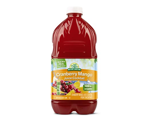 Nature’s Nectar ​​​​​​​Cranberry Mango Juice Cocktails