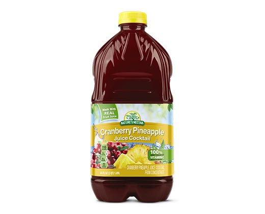 Nature’s Nectar ​​​​​​​Cranberry Pineapple Juice Cocktails