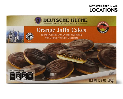 Deutsche Küche Jaffa Cakes Orange. Not available in all locations