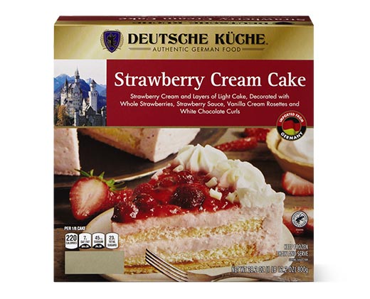 Deutsche Küche German Cream Cake Strawberry
