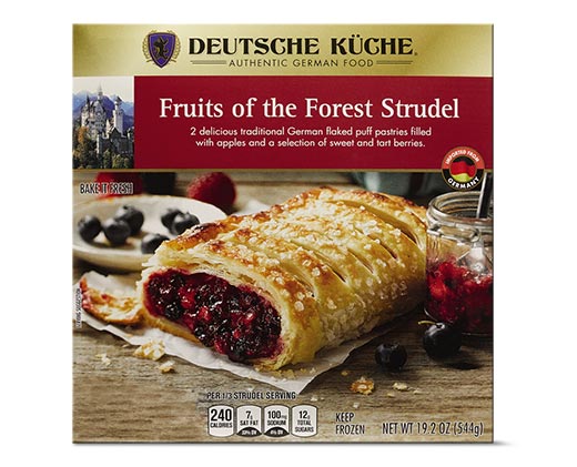 Deutsche Küche Imported Strudel Fruits of the Forest