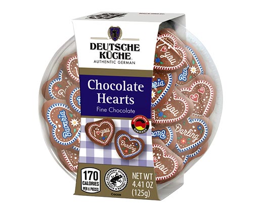 Deutsche Küche Octoberfest Chocolate Characters Hearts