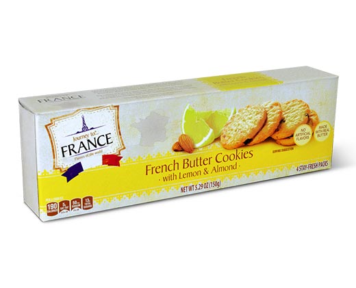 Journey To... French Butter Cookies Lemon Almond