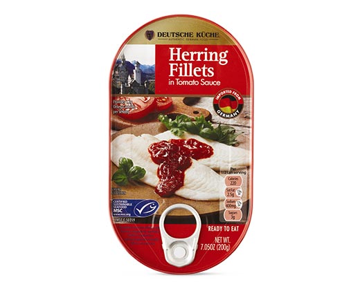 Deutsche Küche Herring Fillets in Flavored Sauce Tomato