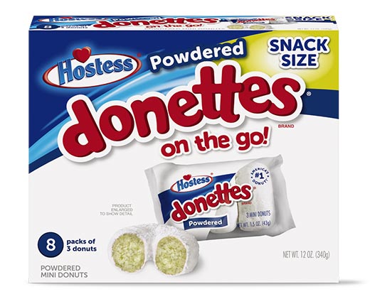 Hostess Donettes Snack Pack Powdered