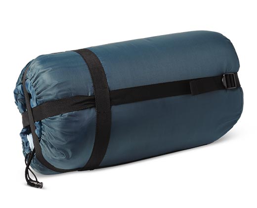 Adventuridge Cold Weather Hooded Sleeping Bag Blue View 2