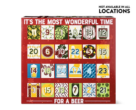 Beer Advent Calendar View 1. Not available in all locations