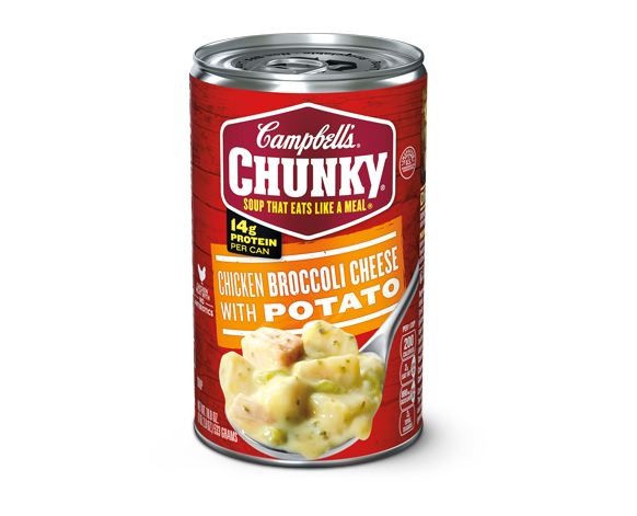 Campbell's Chunky Chicken and Sausage Gumbo or Chicken Broccoli Cheese ...
