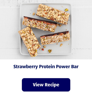 Strawberry Protein Power Bar. View Recipe.